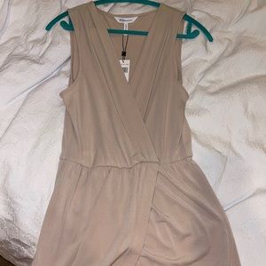 BCBG beige romper